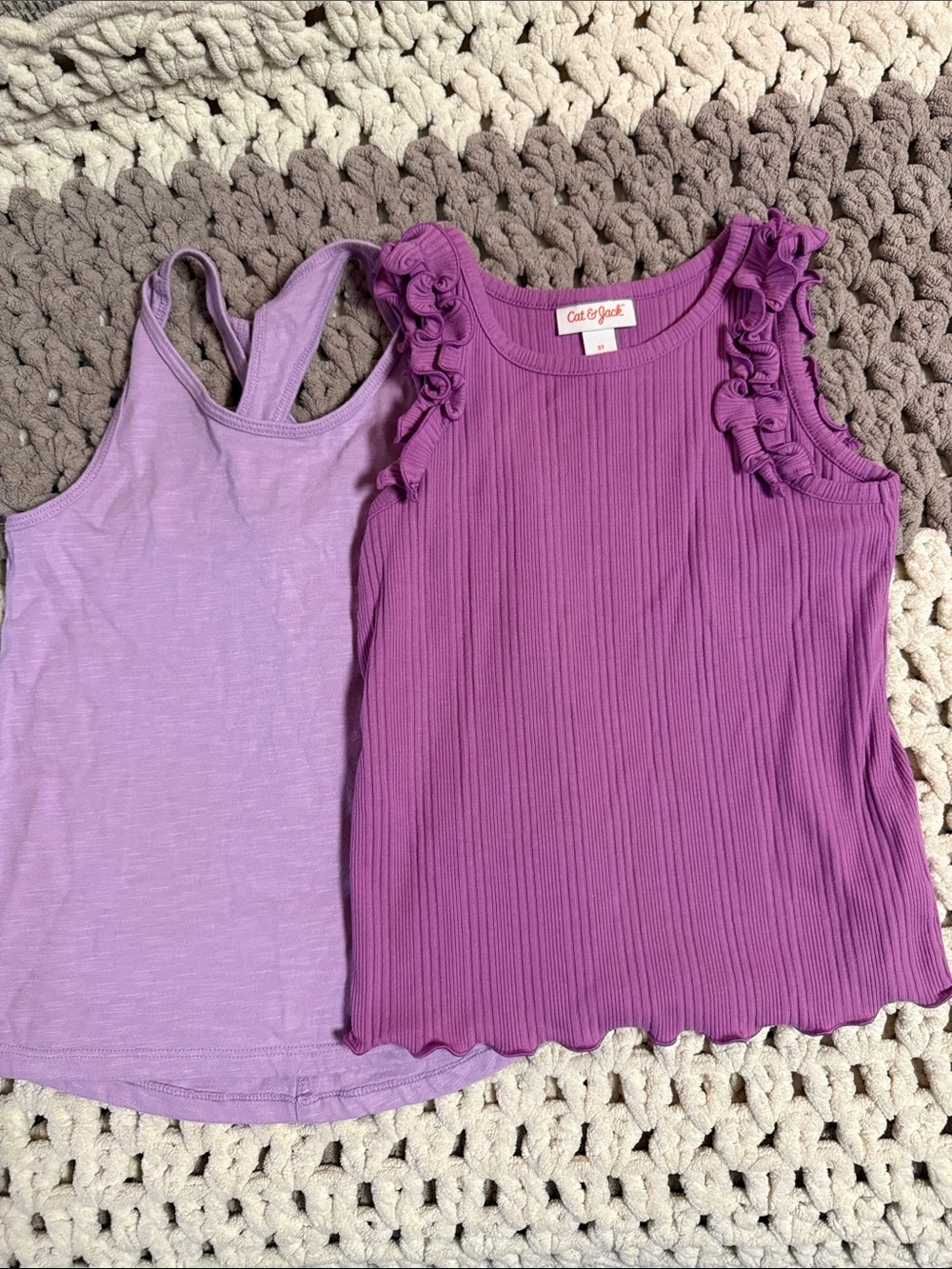 Cat & Jack and jumping beans tanks